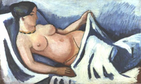 Reclining female nude