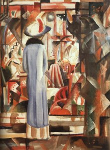 Large Bright Shop Window (Großes helles Schaufenster)  1912