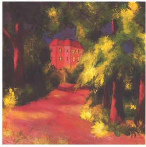 Red House in a Park 1914